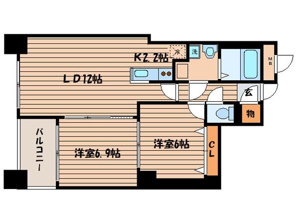 ルラシオン北７条の物件間取画像